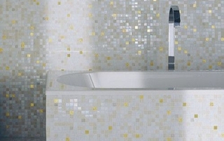 bisazza glass mosaics gold blends
