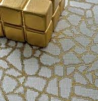Bisazza fragment oro giallo floor