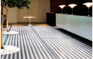 bisazza mosaic floor design