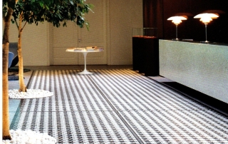 bisazza mosaic floor design