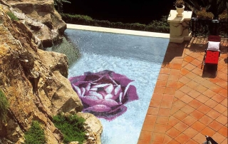 bisazza glass pool mosaics rosa
