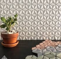 3d rhombus mosaics