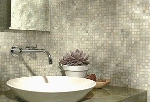verde ming marble mosaics