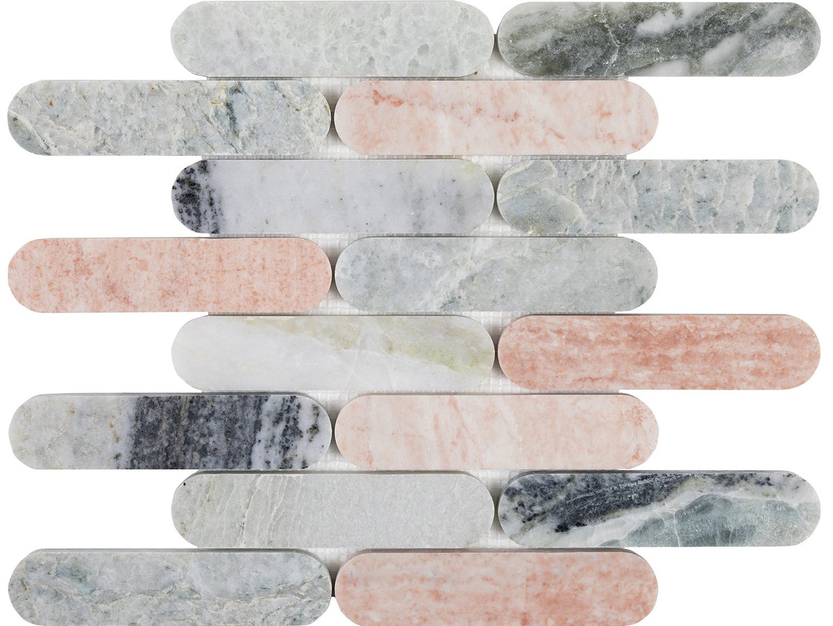 Ovale Marble Mosaic