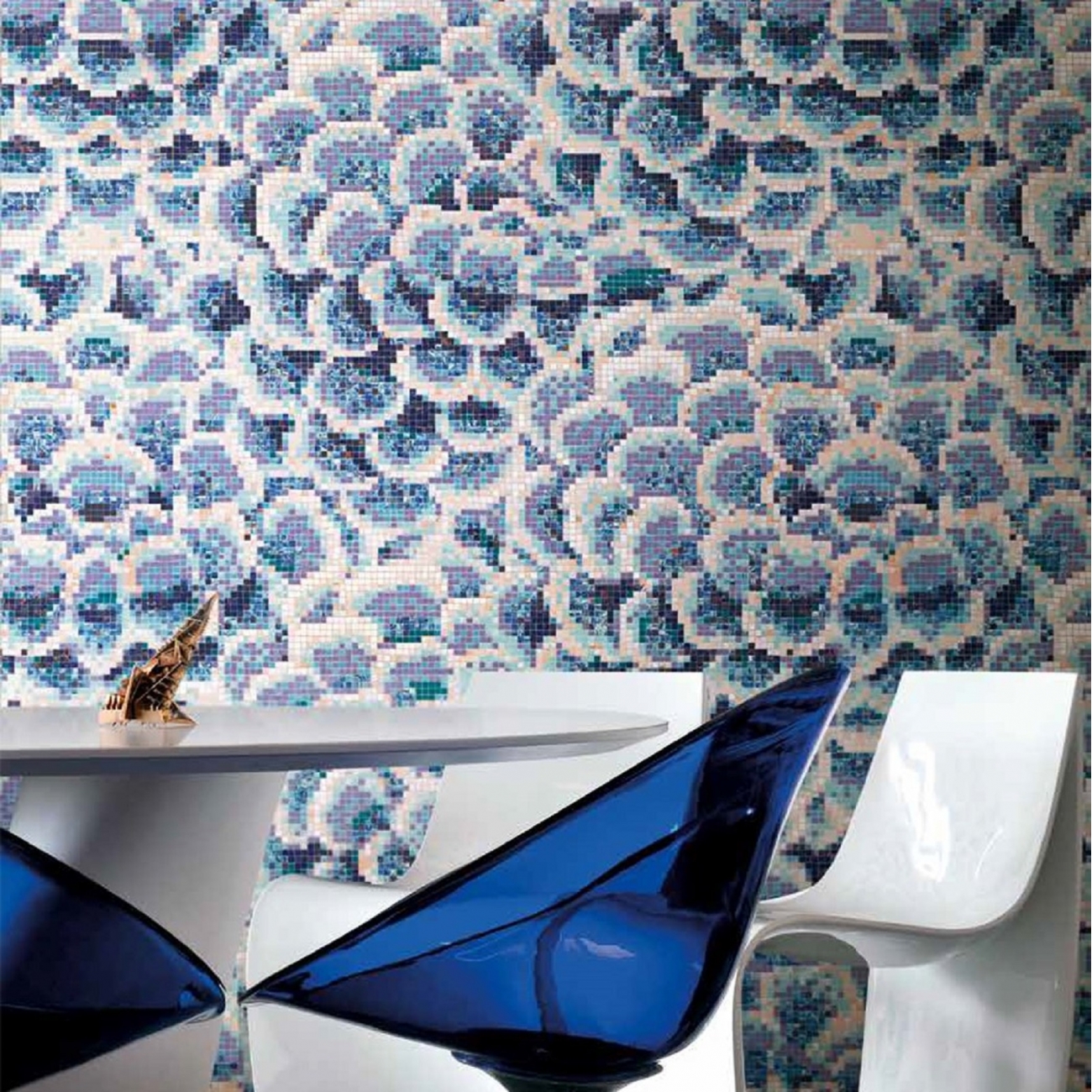 bisazza glass mosaics flora dalia