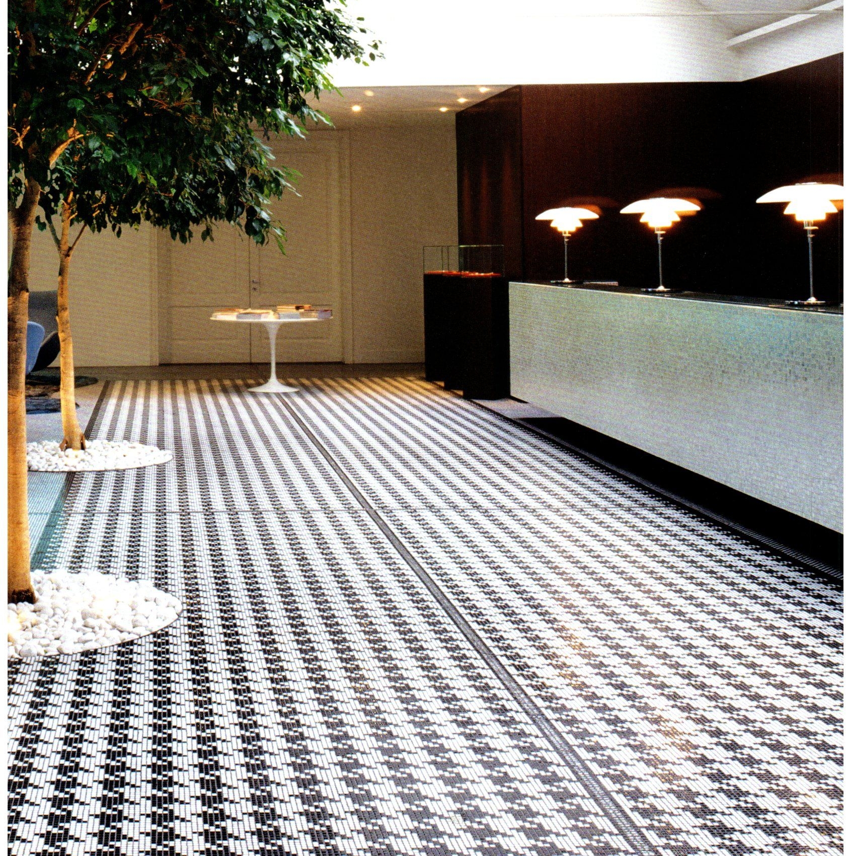 bisazza mosaic floor design